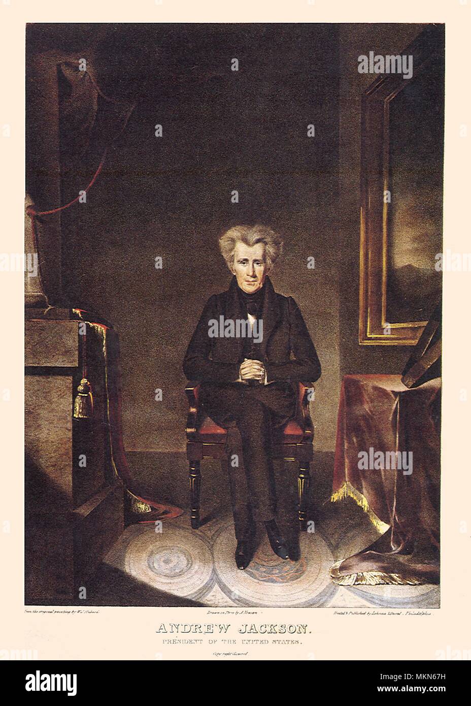 Andrew Jackson 1830 Stock Photo