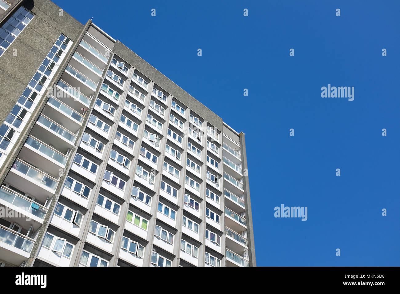 High Rise council flats building in Brighton East Sussex UK Stock Photo