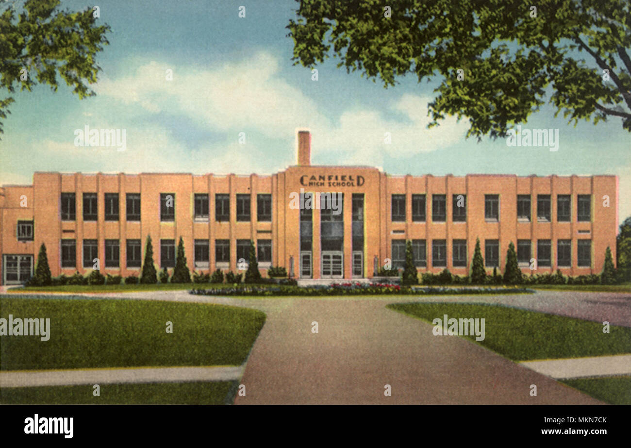 Canfield High School. Canfield Stock Photo - Alamy
