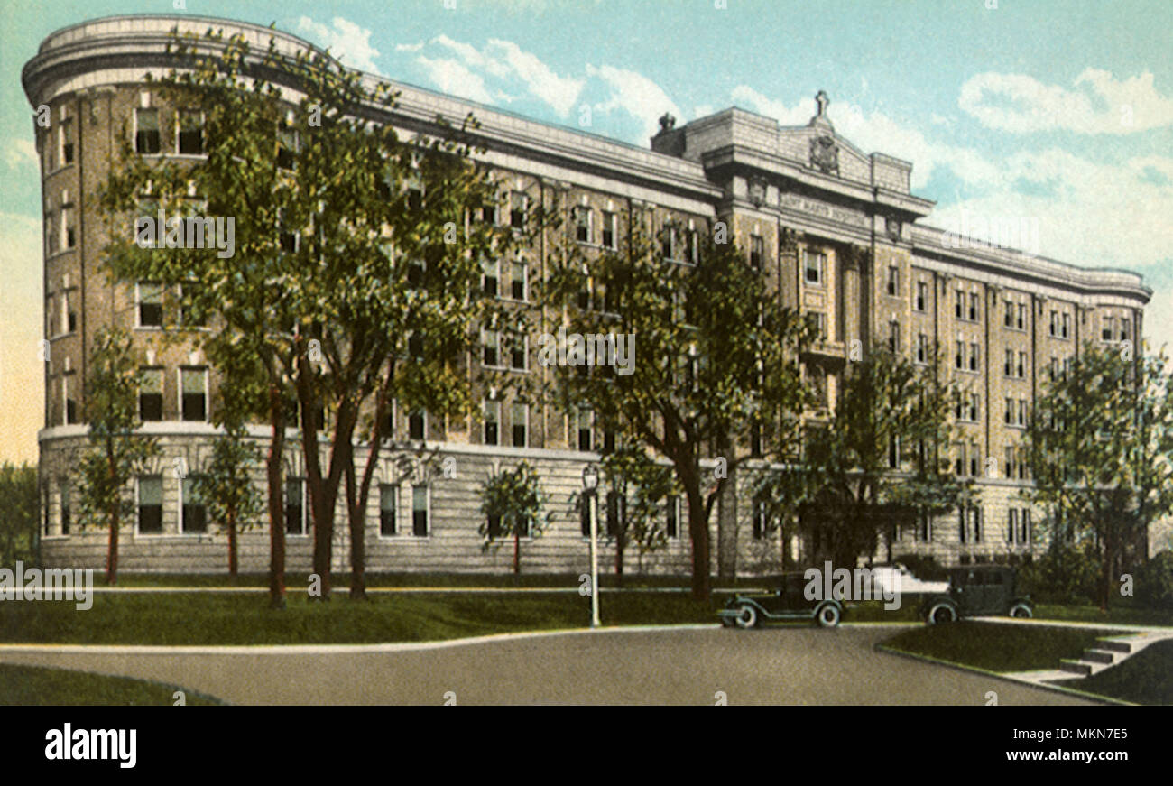 St. Mary's Hospital. Milwaukee. Stock Photo