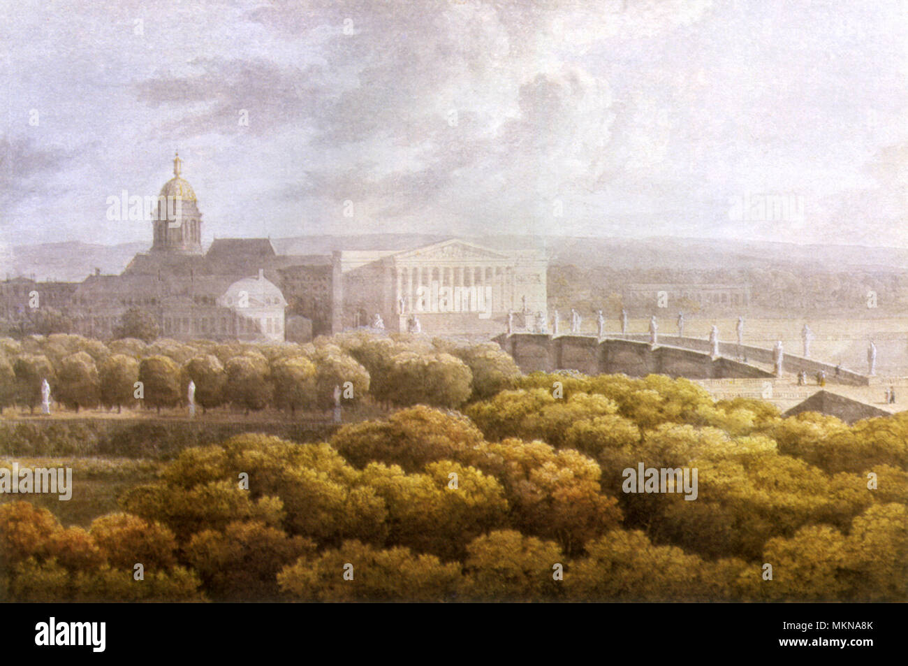 Palais de Bourbon. Stock Photo