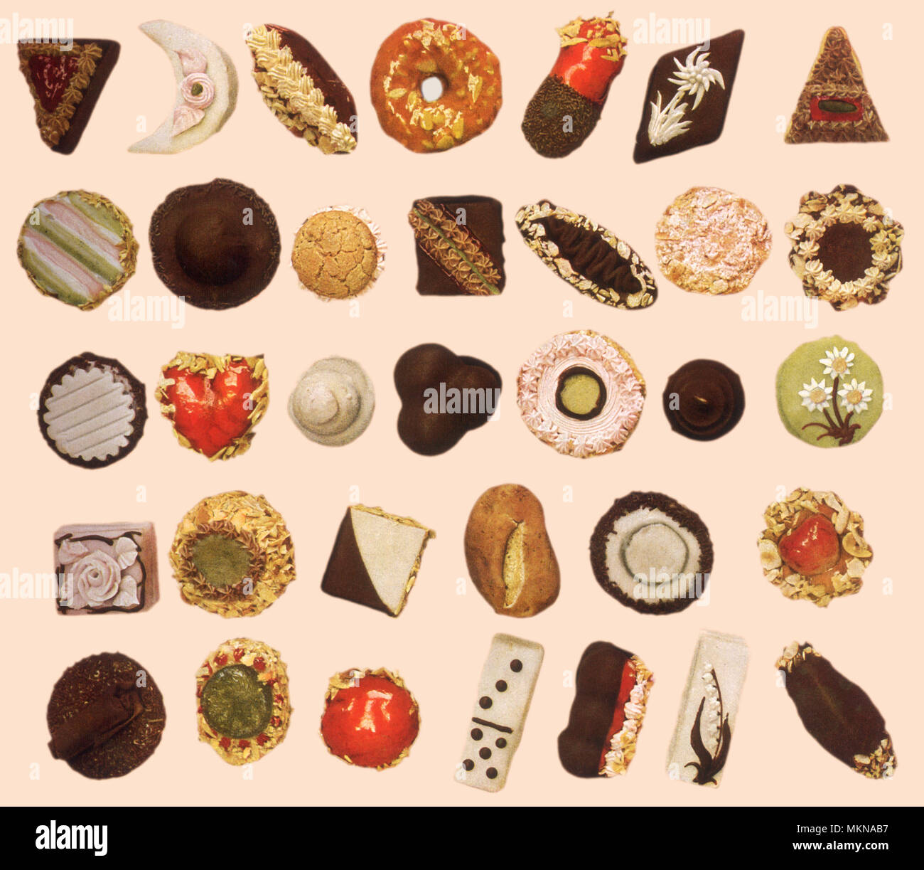Fancy Dessert Biscuits Stock Photo Alamy