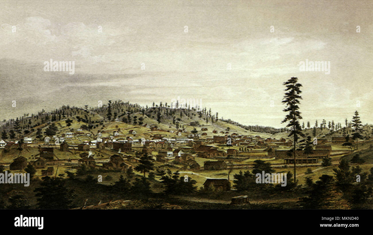 Shasta, Shasta County, California 1856 Stock Photo