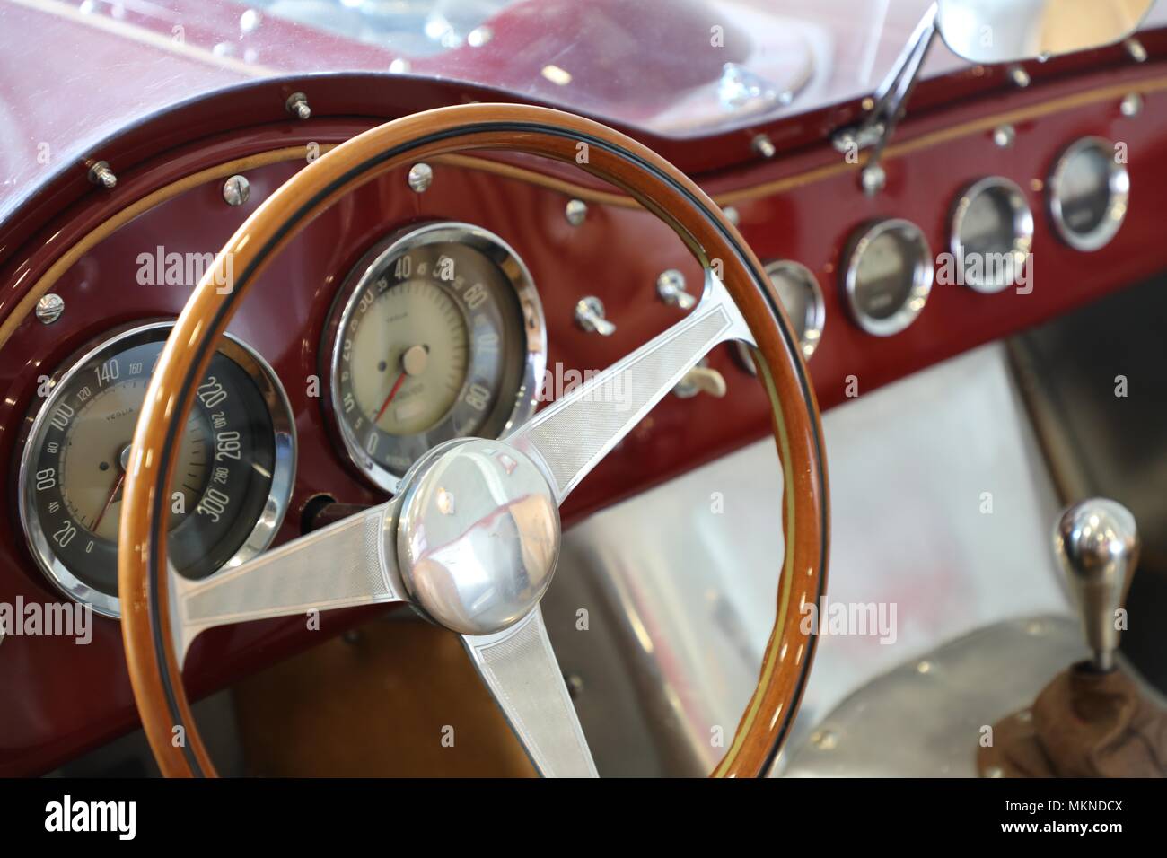 Luxury Car Interior Stock Photo