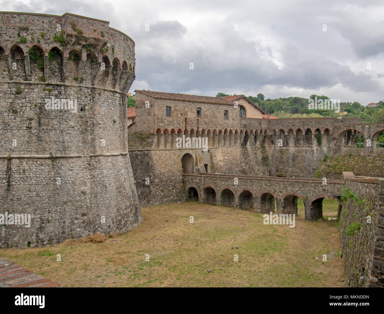 Sarzanello fortress hi-res stock photography and images - Alamy