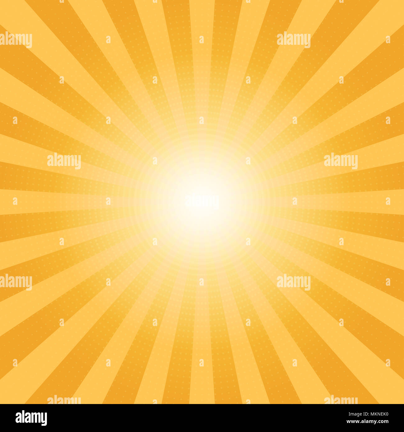 Abstract sunbeams orange rays background Vector illustration Stock Photo Alamy