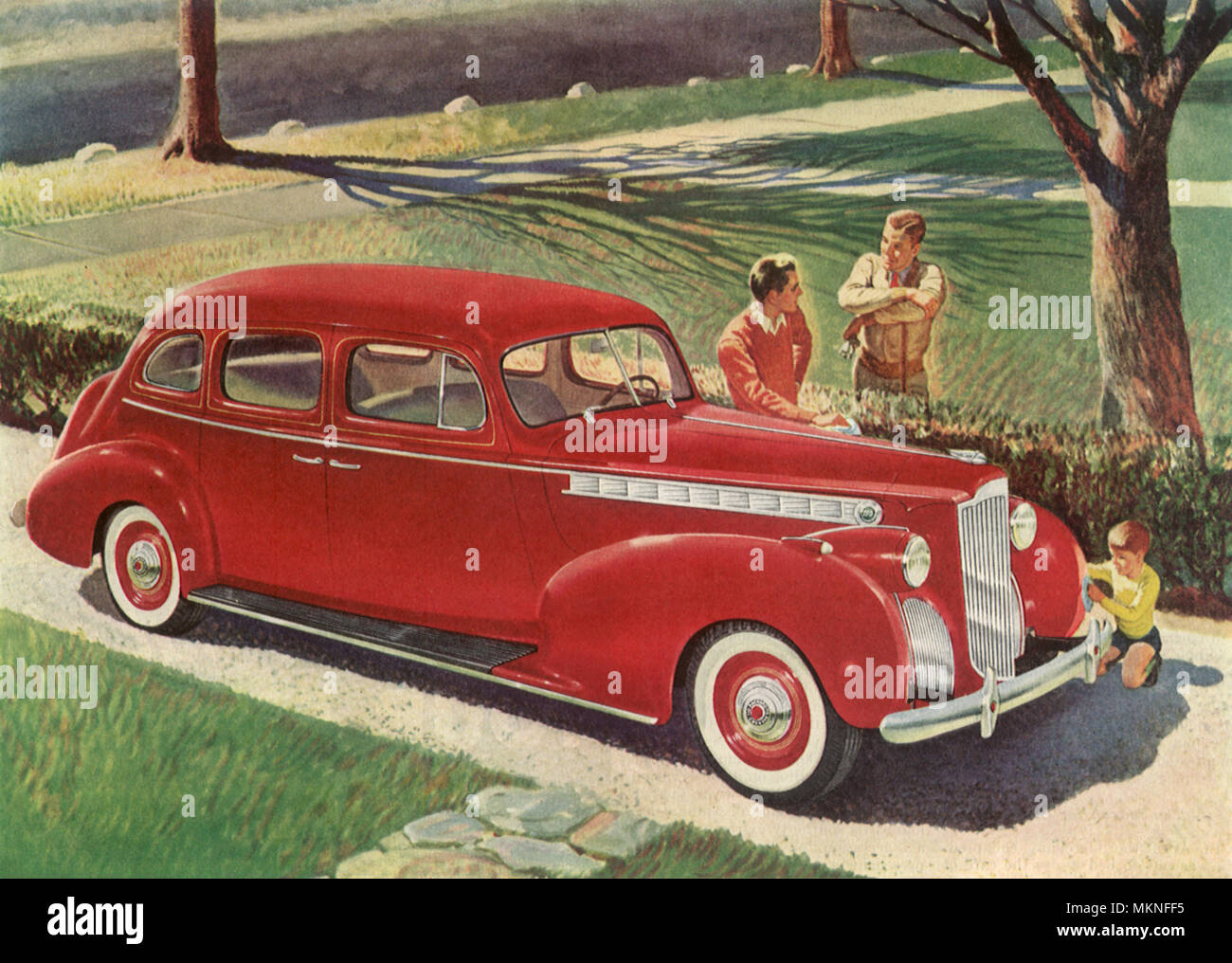 1940 Packard One-Ten Touring Sedan Stock Photo