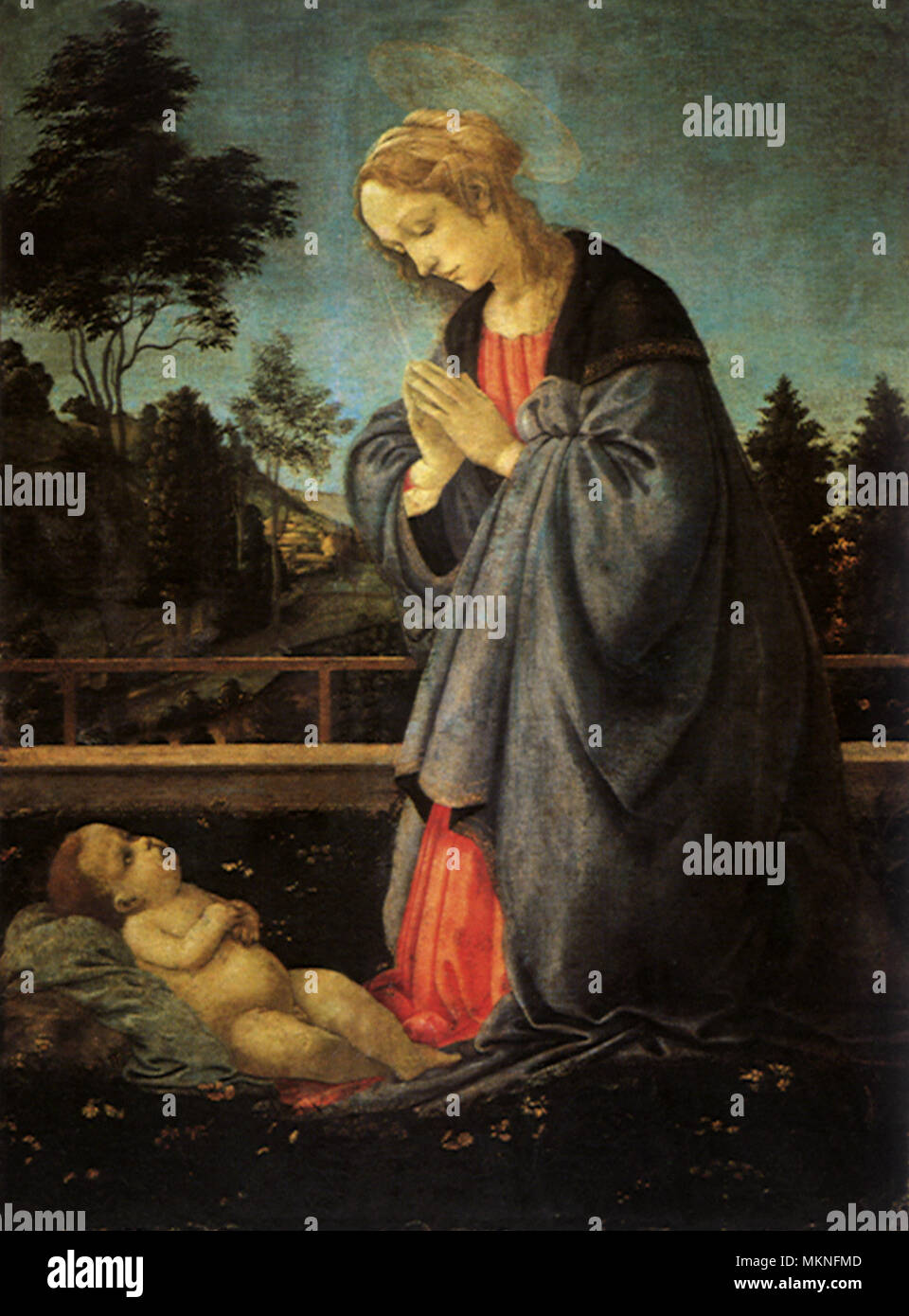 The Adoration of the Child Stock Photo - Alamy