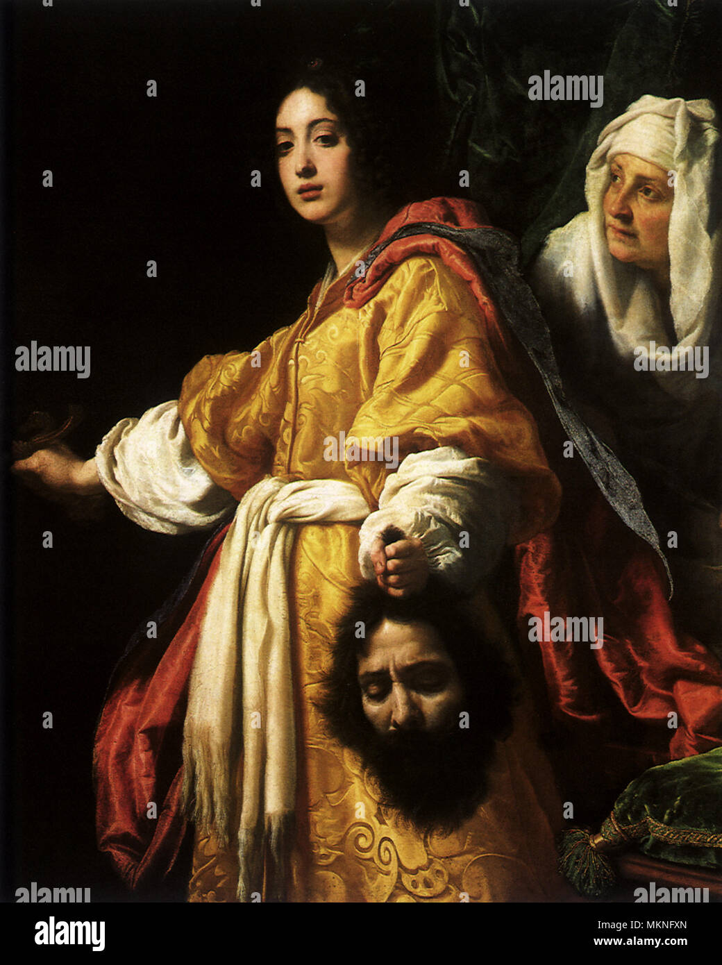 Judith with the Head of Holofernes Stock Photo