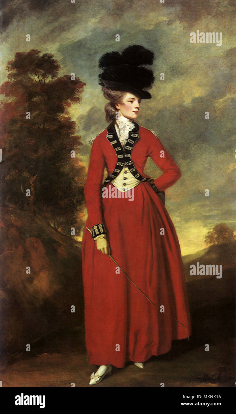 Dorothy, Lady Worsley, 1772 Stock Photo