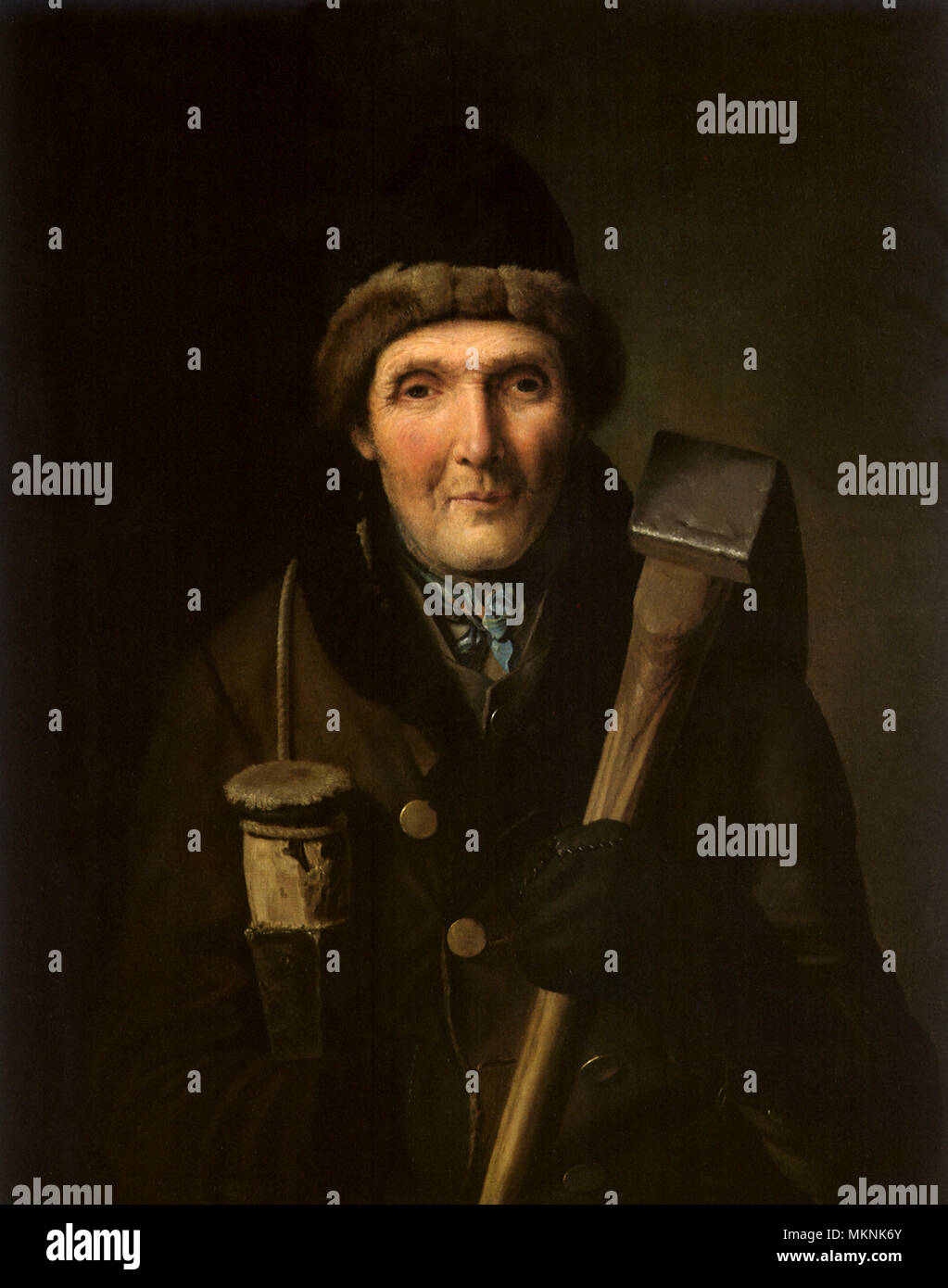 The Wood Cutter Stock Photo - Alamy