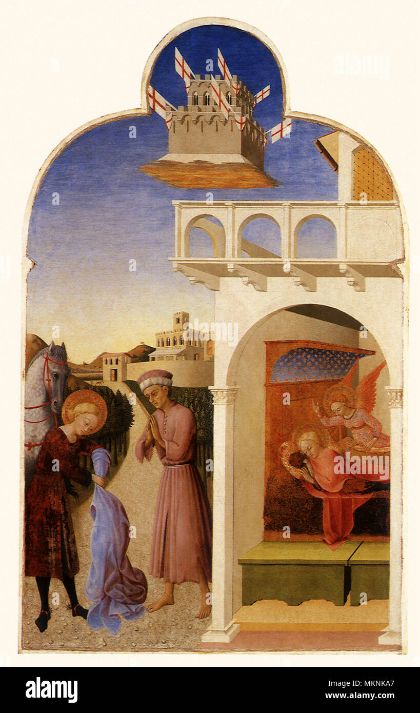 Scene from the Life of Saint Francis Stock Photo