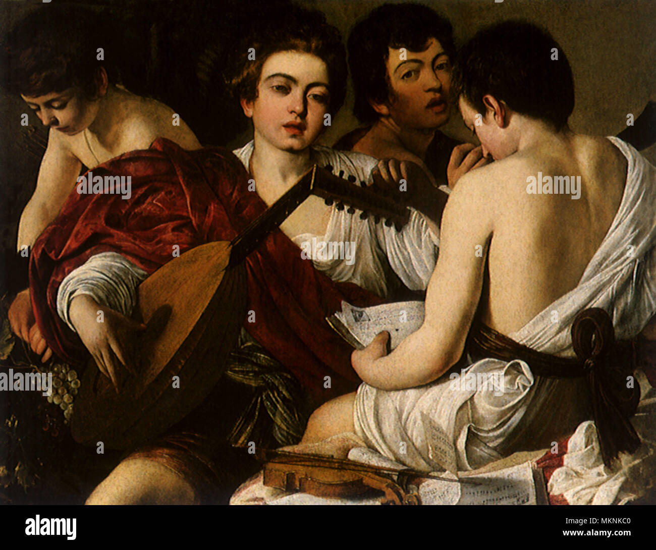 The Lute Player Stock Photo