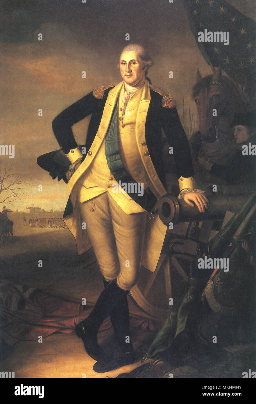 George Washington 1779 Stock Photo