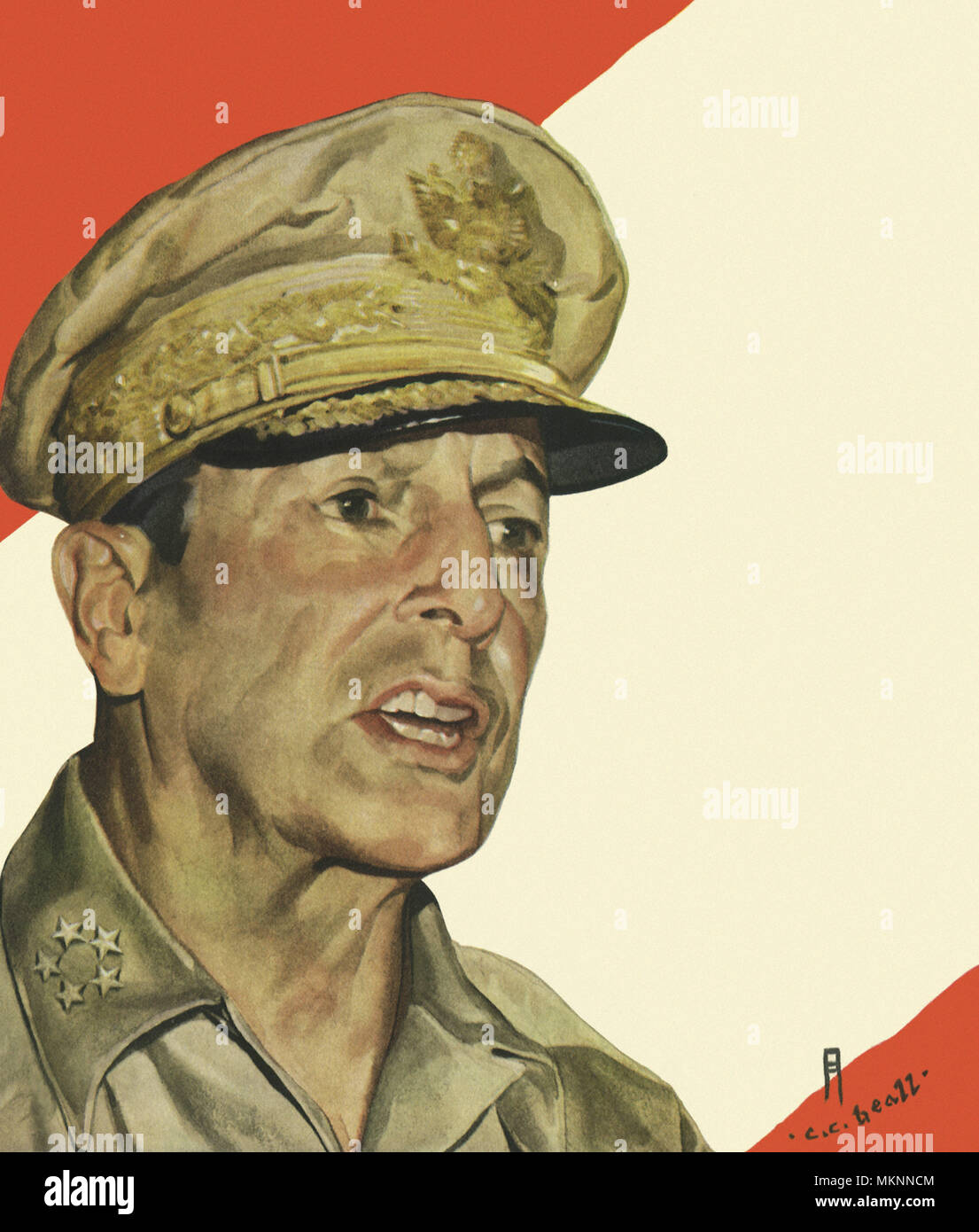 Gen. Douglas MacArthur Stock Photo