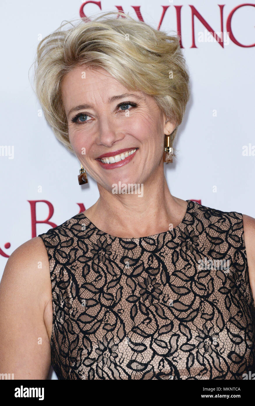 Emma Thompson 012 at the premiere of 'Saving Mr. Banks' on the Disney  Studio Lo in  Thompson 012 Red Carpet Event, Vertical, USA,  Film Industry, Celebrities, Photography, Bestof, Arts Culture and