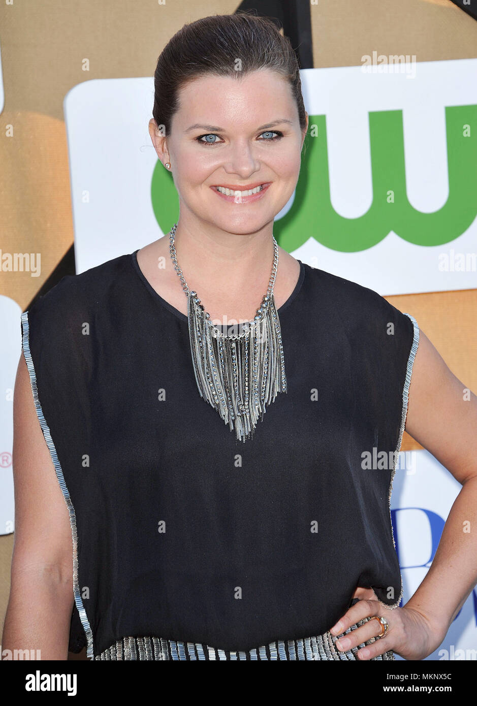 Heather Tom  arriving at the CBS tca 2013 at the Beverly Hilton In Los Angeles.Heather Tom 145 Red Carpet Event, Vertical, USA, Film Industry, Celebrities,  Photography, Bestof, Arts Culture and Entertainment, Topix Celebrities fashion /  Vertical, Best of, Event in Hollywood Life - California,  Red Carpet and backstage, USA, Film Industry, Celebrities,  movie celebrities, TV celebrities, Music celebrities, Photography, Bestof, Arts Culture and Entertainment,  Topix, headshot, vertical, one person,, from the year , 2013, inquiry tsuni@Gamma-USA.com Stock Photo