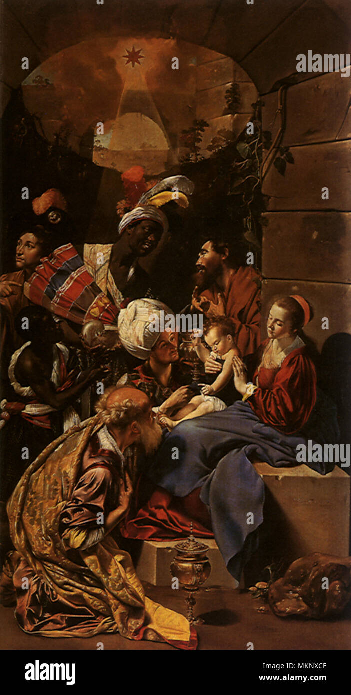 The Adoration of the Magi Stock Photo - Alamy