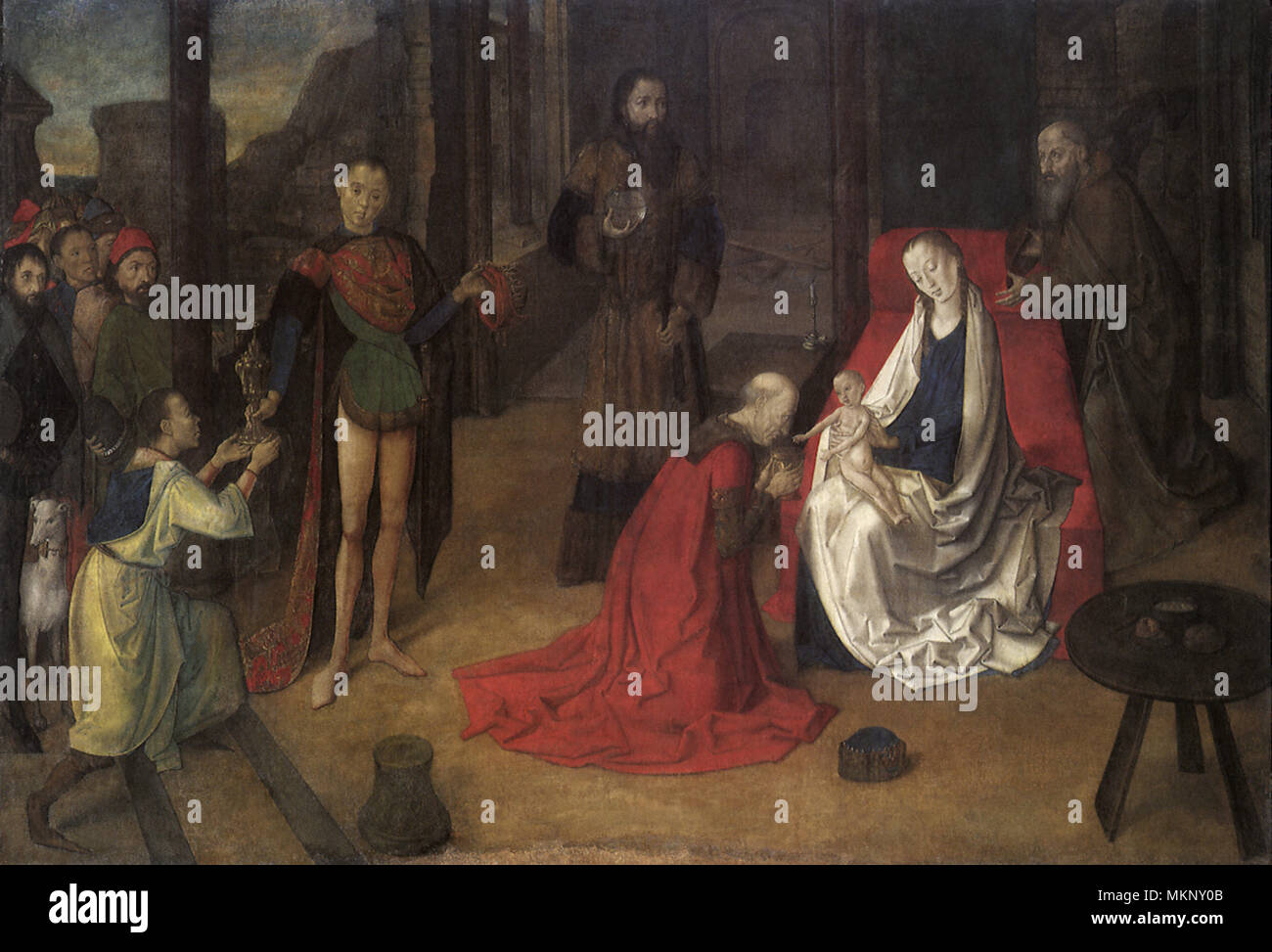 The Adoration of the Magi Stock Photo - Alamy