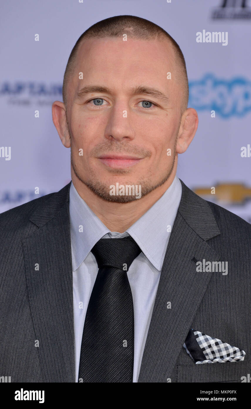 George st pierre red carpet event hi-res stock photography and images