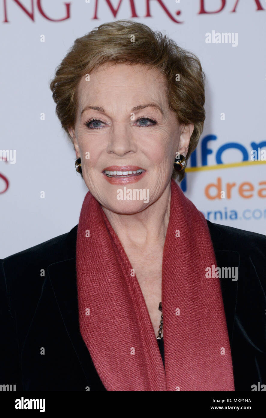 Julie Andrews  at  the premiere of 'Saving Mr. Banks' on the Disney Studio Lo in Burbank.Julie Andrews 020 Red Carpet Event, Vertical, USA, Film Industry, Celebrities,  Photography, Bestof, Arts Culture and Entertainment, Topix Celebrities fashion /  Vertical, Best of, Event in Hollywood Life - California,  Red Carpet and backstage, USA, Film Industry, Celebrities,  movie celebrities, TV celebrities, Music celebrities, Photography, Bestof, Arts Culture and Entertainment,  Topix, headshot, vertical, one person,, from the year , 2013, inquiry tsuni@Gamma-USA.com Stock Photo