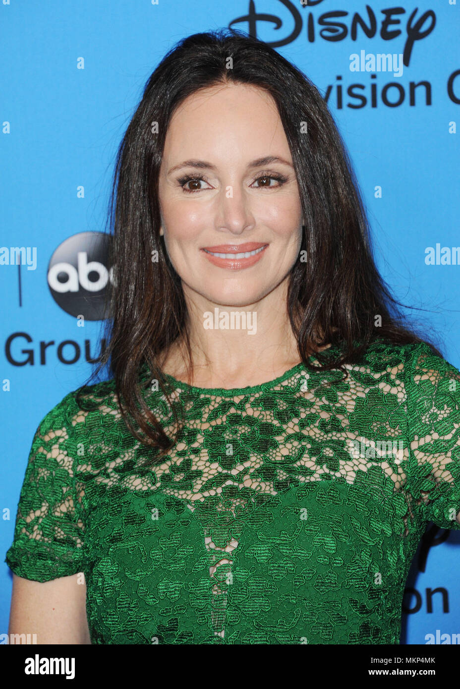 Madeleine Stowe arriving 2013 Disney / ABC tea summer press tour at the  the Beverly Hilton hotel.Madeleine Stowe 125 Red Carpet Event, Vertical, USA, Film Industry, Celebrities,  Photography, Bestof, Arts Culture and Entertainment, Topix Celebrities fashion /  Vertical, Best of, Event in Hollywood Life - California,  Red Carpet and backstage, USA, Film Industry, Celebrities,  movie celebrities, TV celebrities, Music celebrities, Photography, Bestof, Arts Culture and Entertainment,  Topix, headshot, vertical, one person,, from the year , 2013, inquiry tsuni@Gamma-USA.com Stock Photo