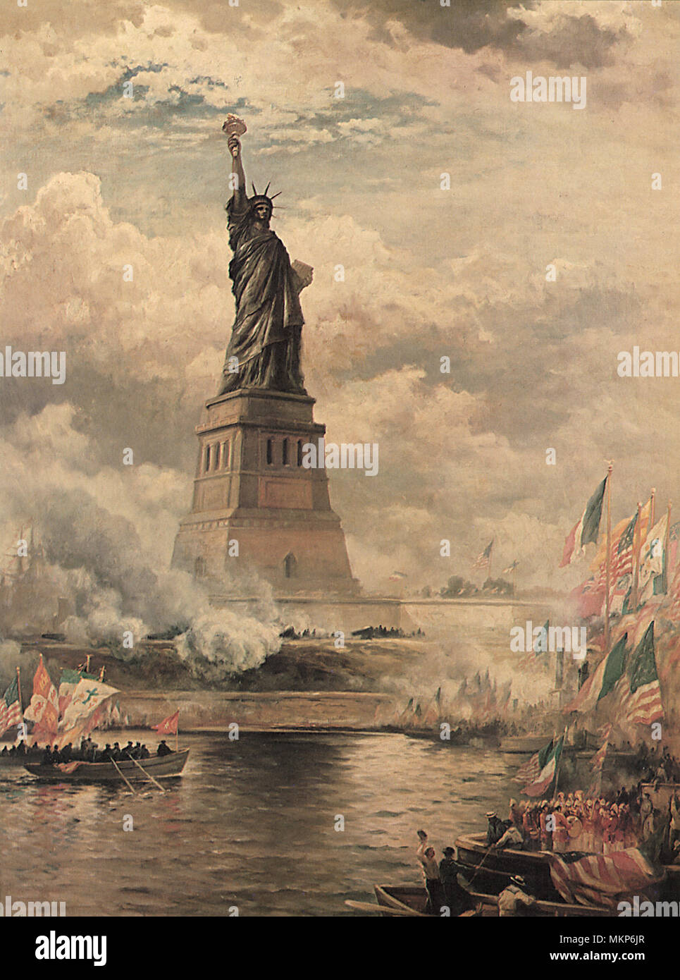 Unveiling of Liberty Stock Photo Alamy
