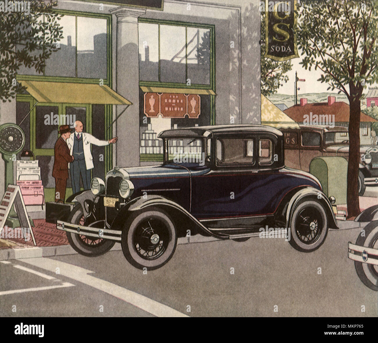 1930 Ford Coupe Stock Photo