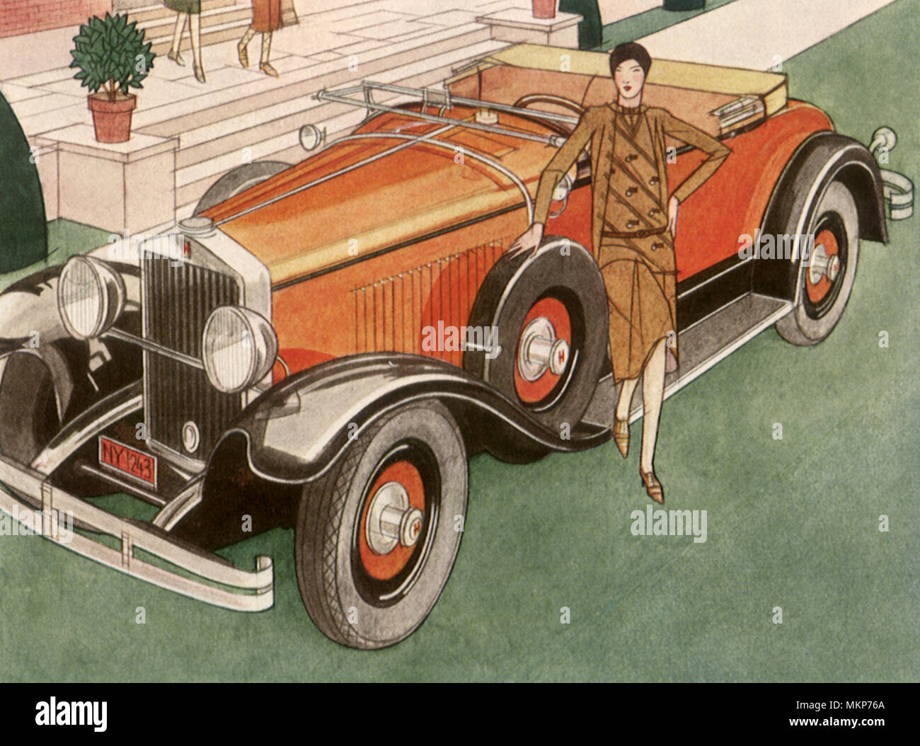 1929 Hupmobile Stock Photo