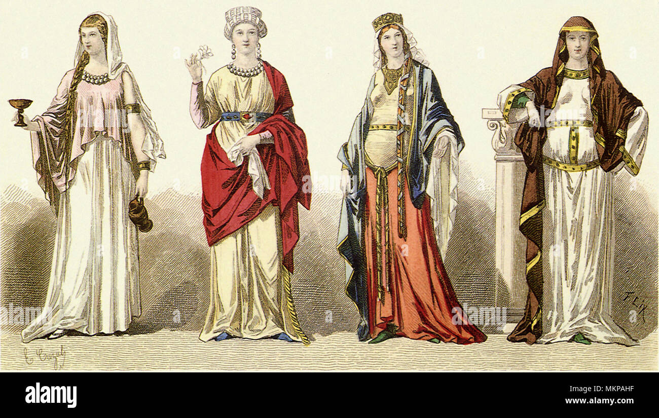 Women in Historic Costume Stock Photo - Alamy
