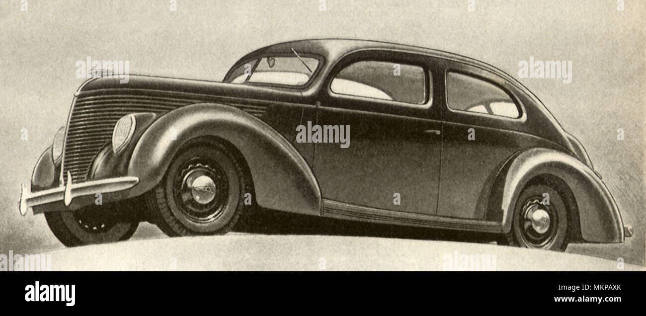 1938 Ford Standard V-8 Tudor Stock Photo