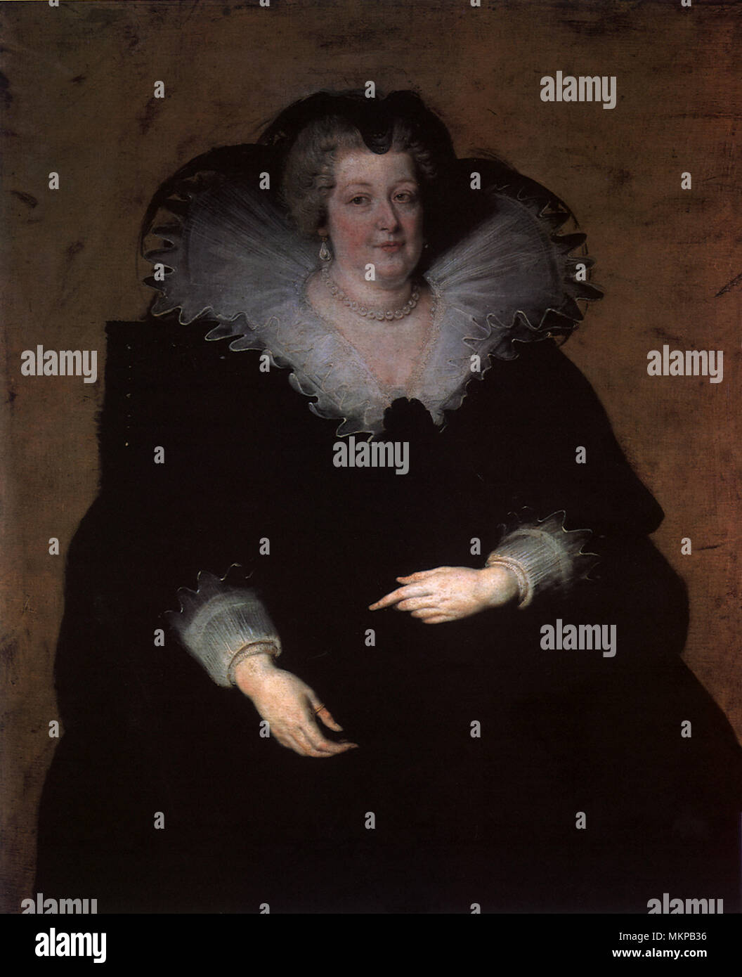 Marie de Médicis, Queen of France 1630 Stock Photo