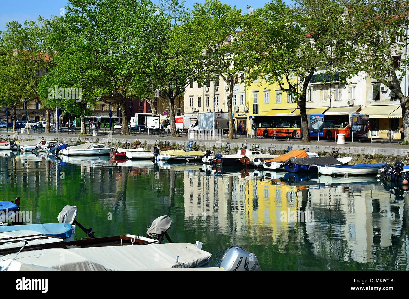 Rijeka, Croatia. The Mrtvi Kanal ( English : Dead Channel Stock Photo -  Alamy