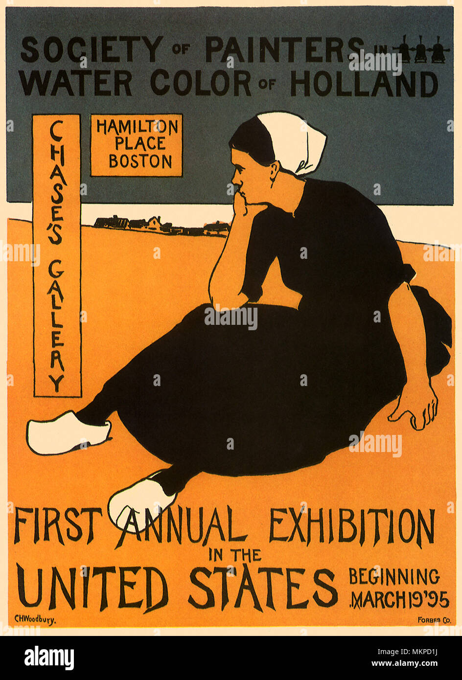 Scheveningen Holland Europe European Vintage Travel Advertisement Art Poster