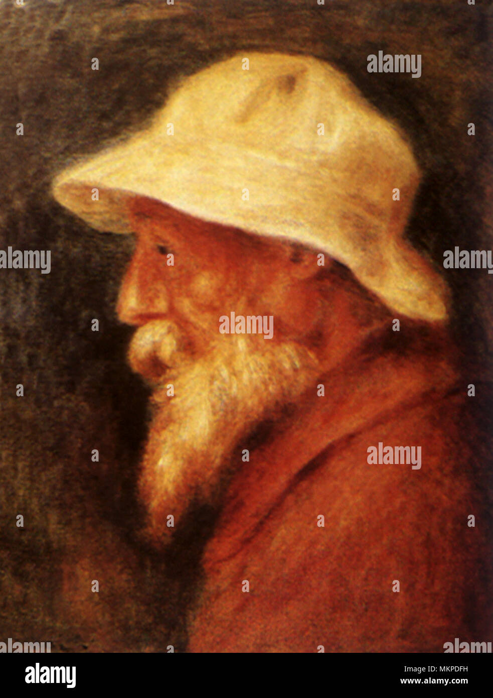 Self-portrait of Renoir Stock Photo - Alamy