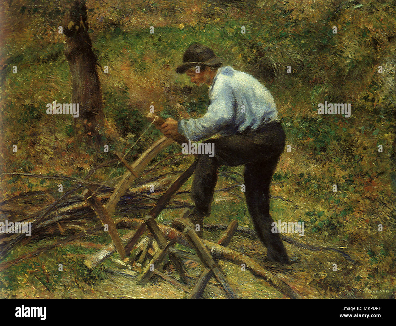 The Woodcutter Stock Photo