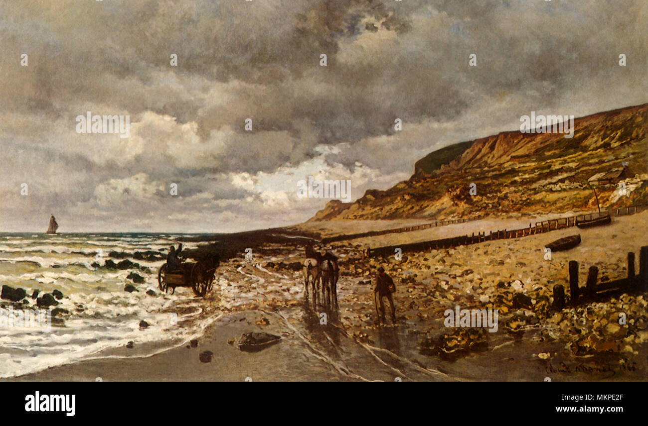 クロード・モネ、La Pointe de la Heve at Low Tide File:Claude Monet - La Pointe de la Hève at Low Tide - Google Art