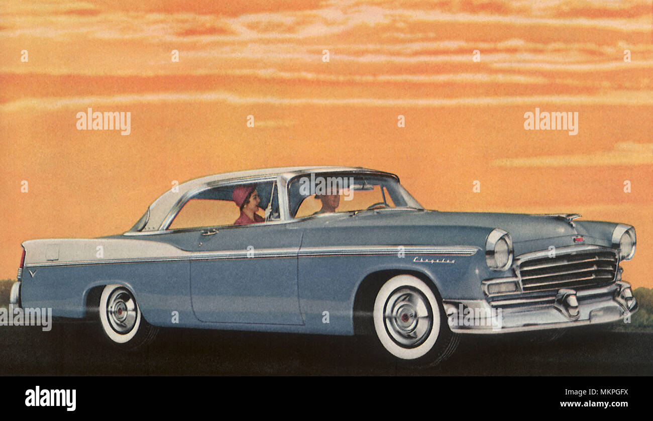 1956 Chrysler Windsor Newport Stock Photo