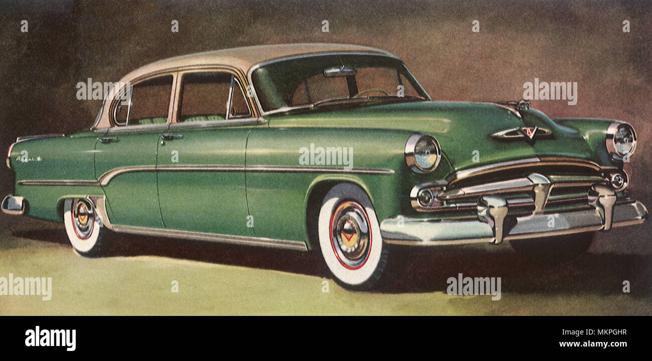 1954 Dodge Royal with B-W Overdrive Stock Photo