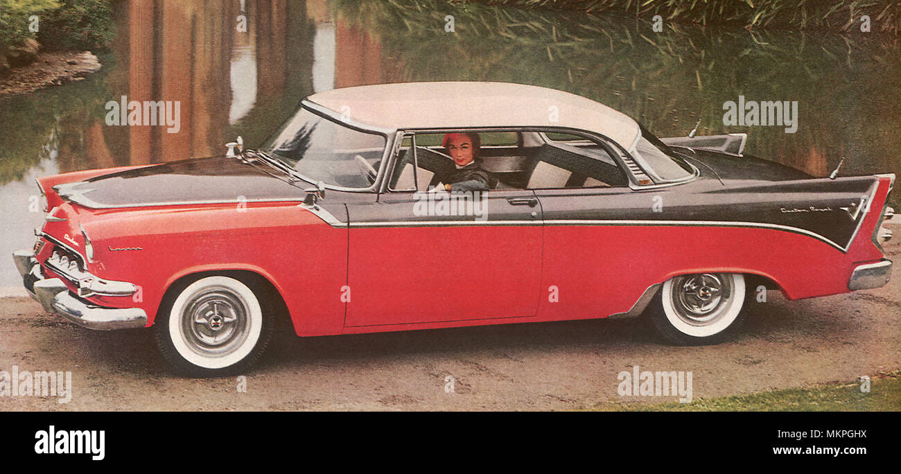 1956 Dodge Custom Royal Lancer Stock Photo