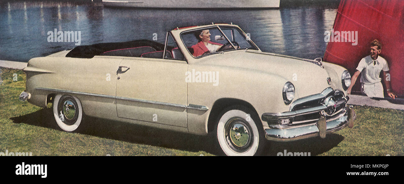 1950 Ford Convertible Stock Photo - Alamy