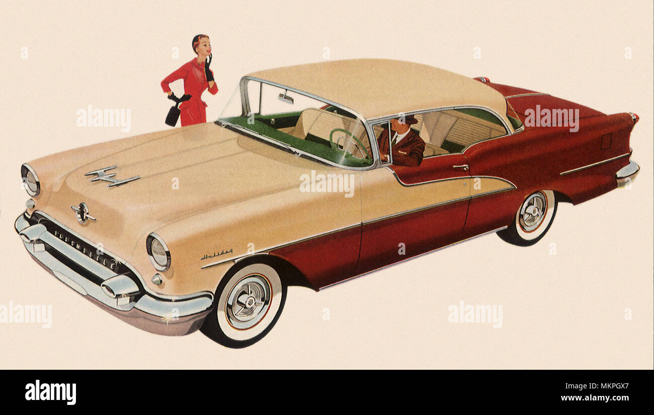 1954 Oldsmobile 98 DeLuxe Holiday Coupé Stock Photo