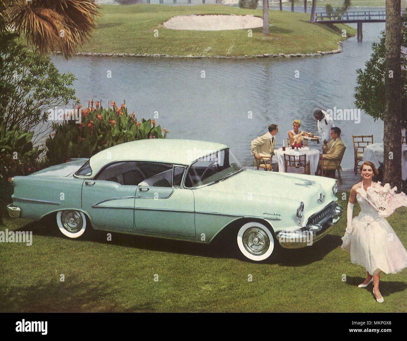 1953 Oldsmobile Holiday 98 Stock Photo