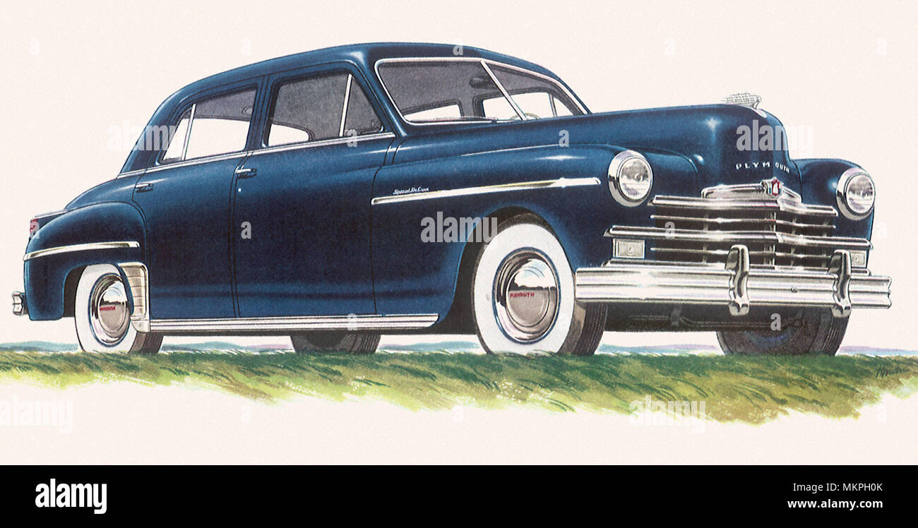 1949 Plymouth Special De Luxe Stock Photo