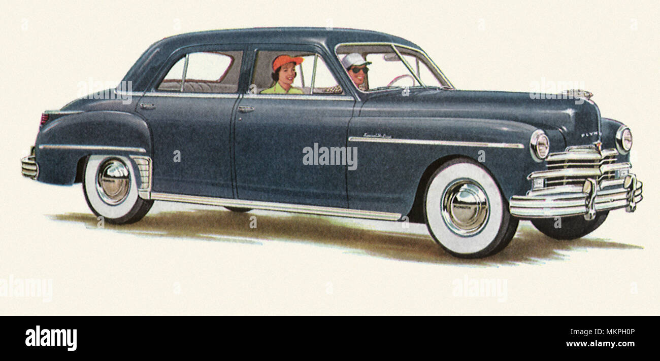 1949 Plymouth Special De Luxe Stock Photo