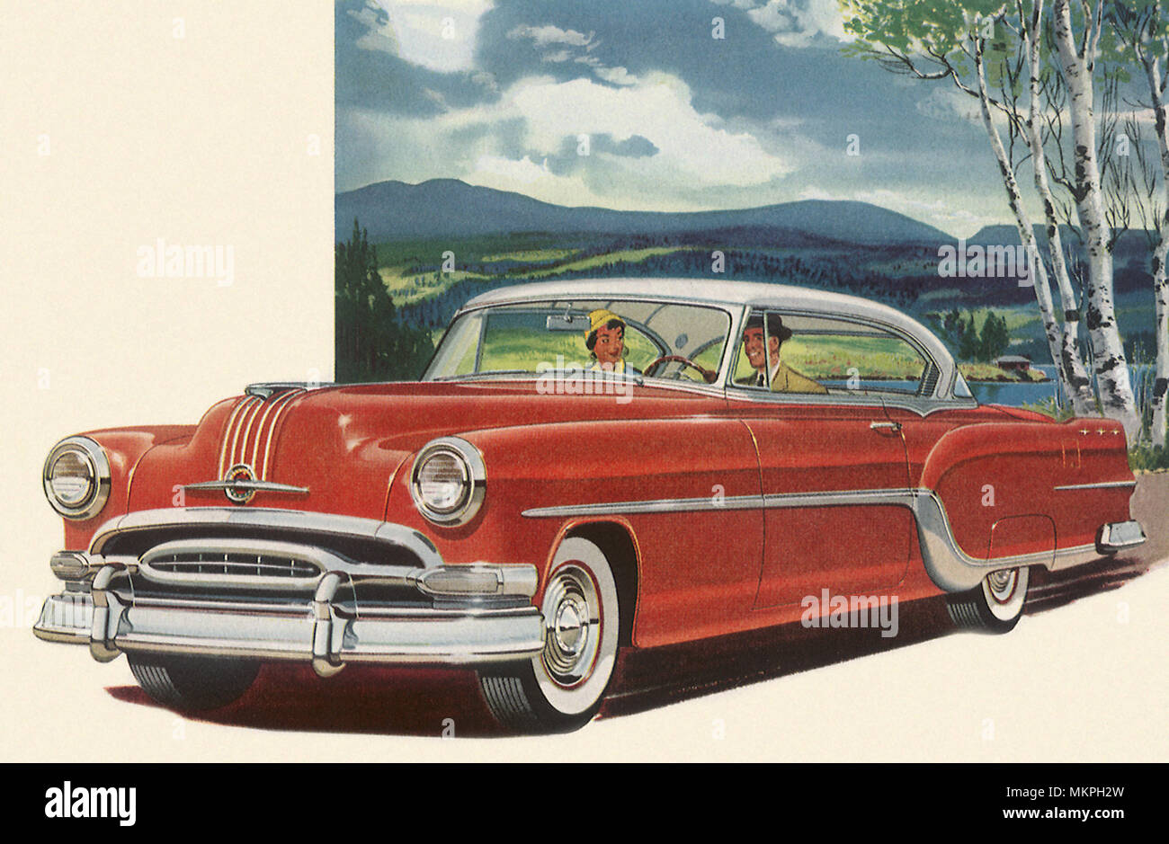 1954 Pontiac Custom Catalina Stock Photo