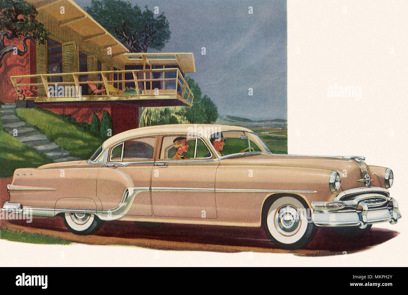 1954 Pontiac Star Chief Stock Photo