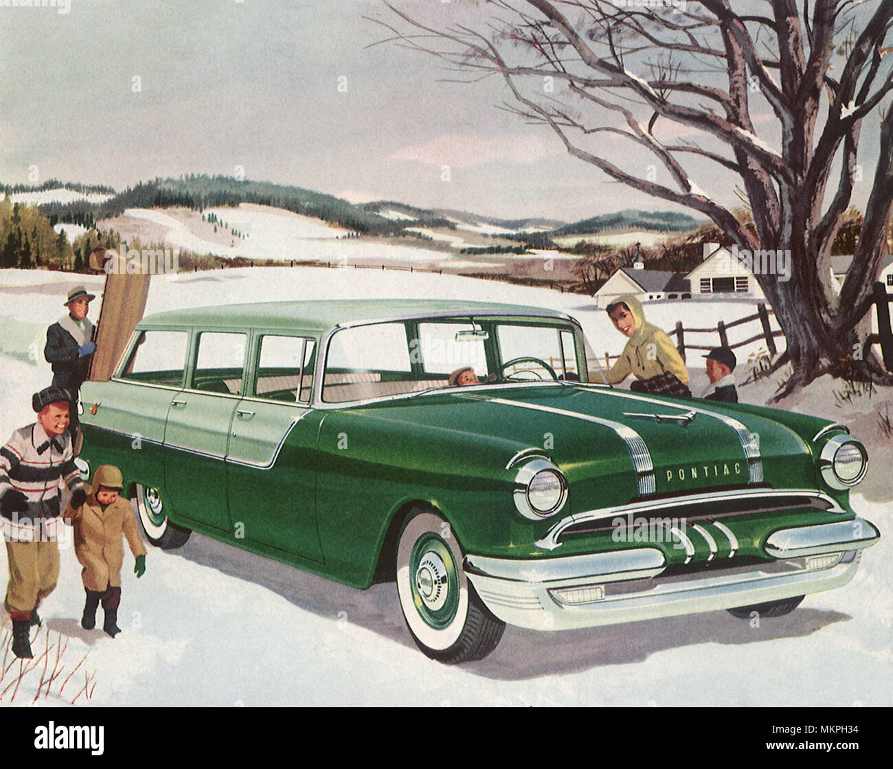 1955 Pontiac Stock Photo