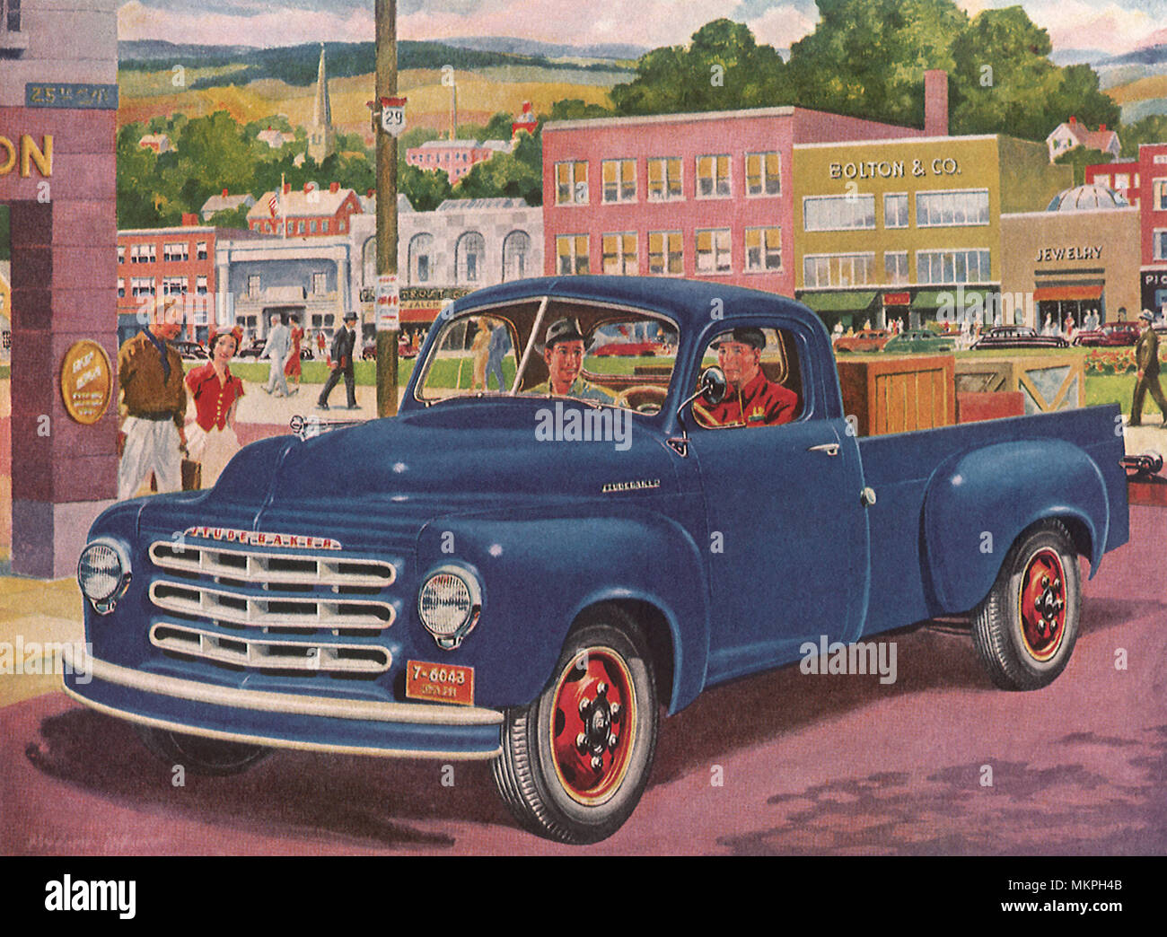 1951 Studebaker Pick-up Truck Stock Photo