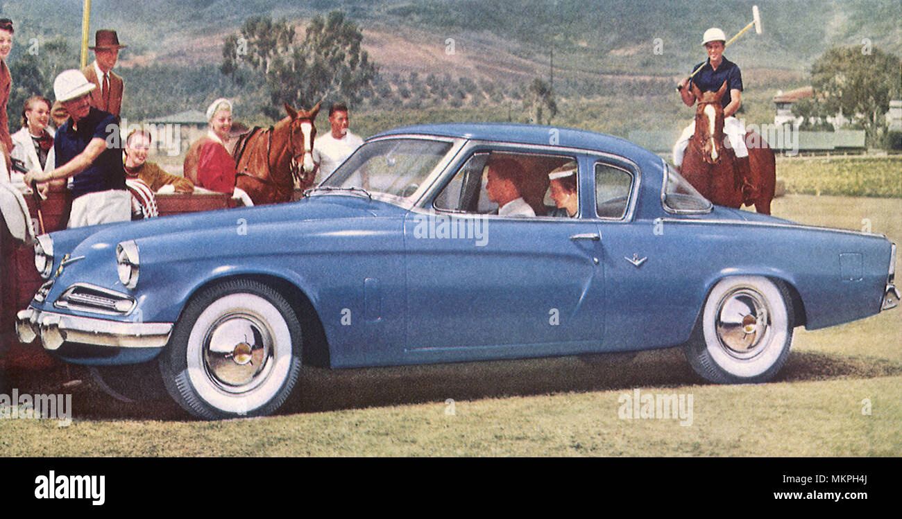 1953 studebaker commander v 8 starlight coupe stock photo 184278546